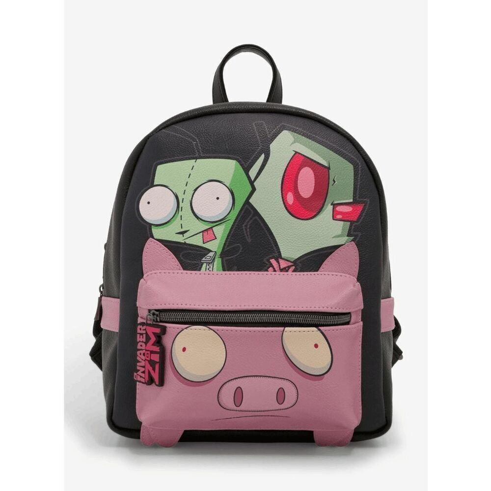 Invader Zim GIR & Zim With Pig Mini Backpack